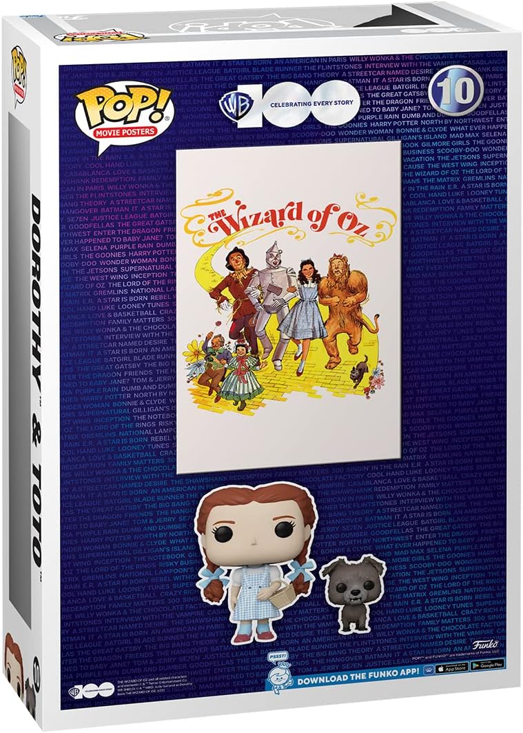 Funko POP! Movie Posters: Wizard Of Oz - Dorothy Gale and Toto - Collectable Vinyl Figure - Gift Idea - Official Merchandise - for Kids & Adults - Movies Fans - Model Figure for Collectors and Display - Image 3