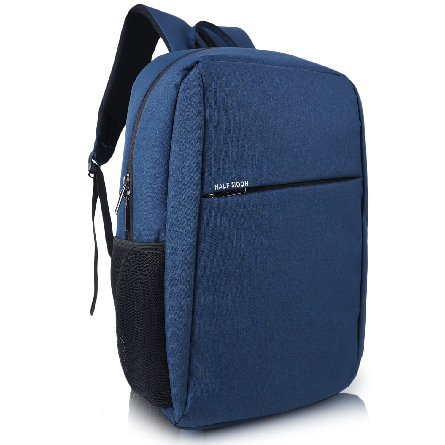 Half Moon Vision Water Resistant 15.6 inch Laptop Bag for Men/Backpack for Men, Blue | Office Bag for Men/Office Bag for Women with Padded Laptop Compartment | (Navy Blue) (B0BYXNWNZ3) Amazon Price History, Amazon Price Tracker