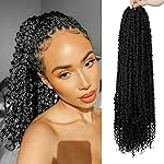 Passion Twist Hair - 8 Packs 22 Inch Passion Twist Crochet Hair For Women, Crochet Pretwisted Curly Hair Passion Twists Synthetic Braiding Hair Extensions (22 Inch 8 Packs, 2)