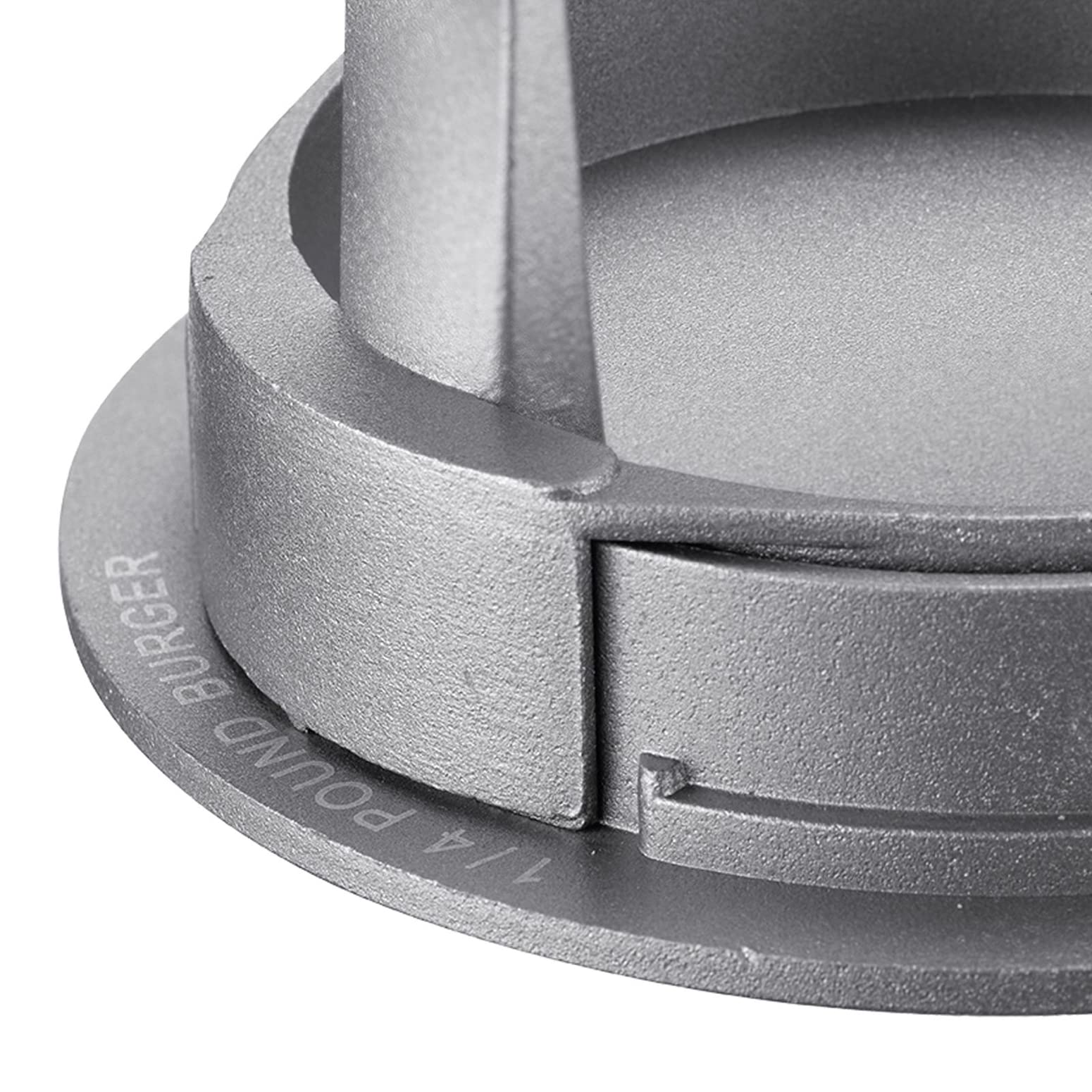 Westmark Hamburgermaker, regolabile per 3 diverse dimensioni Patty: 1/4 libbre, 1/3 libbre e 1/2 libbre, alluminio/plastica, Vario, argento/nero, 62252260