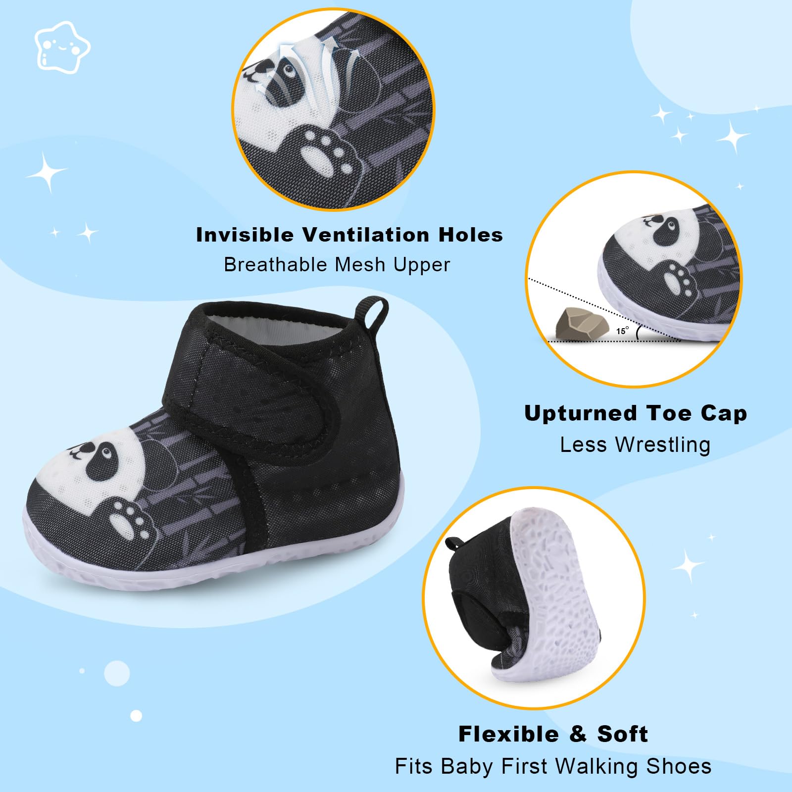 Baby First Walking Shoes Infants Soft Sole Baby Shoes