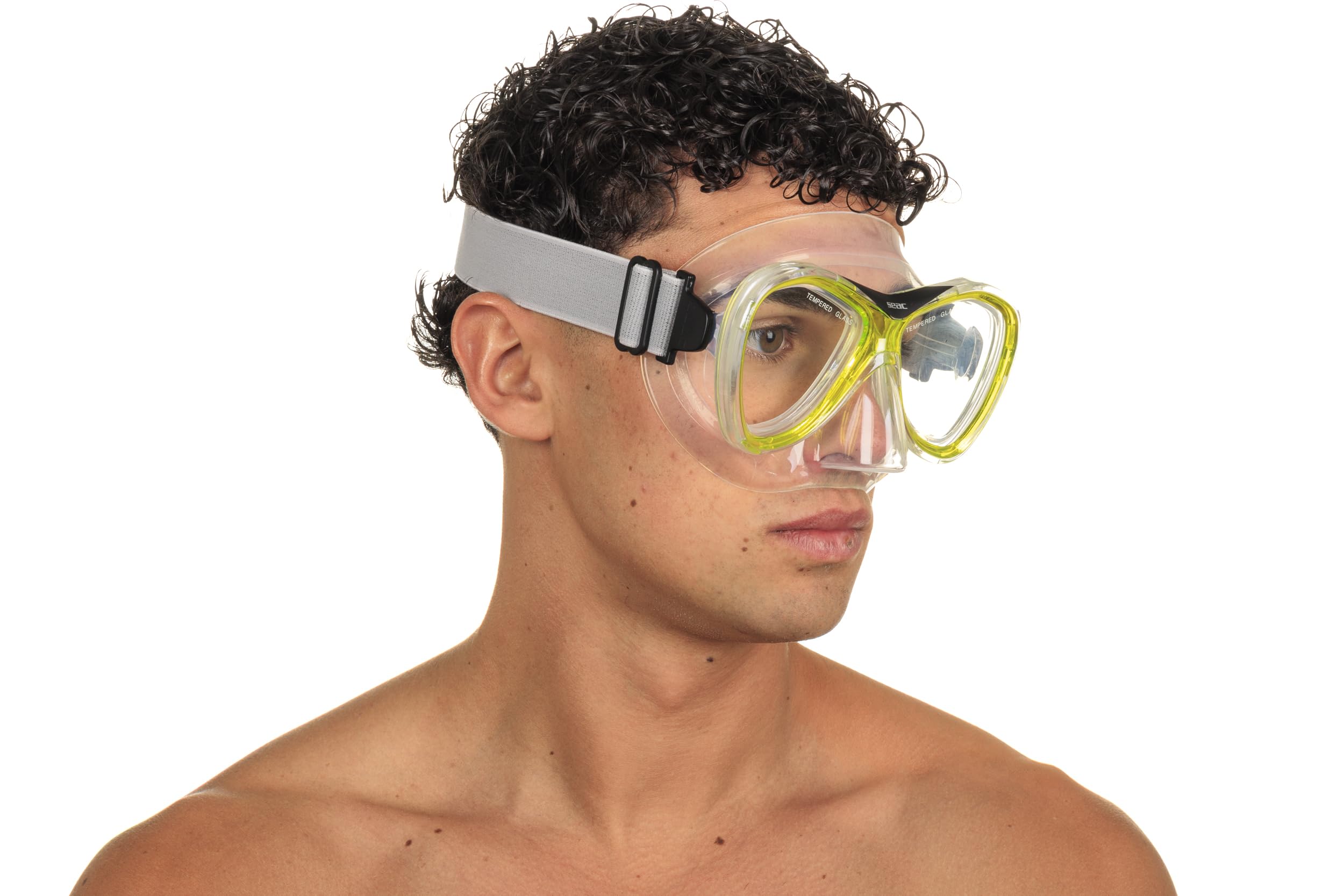 SEAC Amalfi, silikonowa maska do snorkelingu z podwójną soczewką