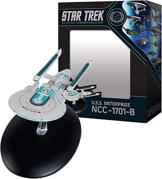 Eaglemoss Star Trek The Official Starships Collection #9 USS Enterprise NCC-1701 B Ship Replica Figurine