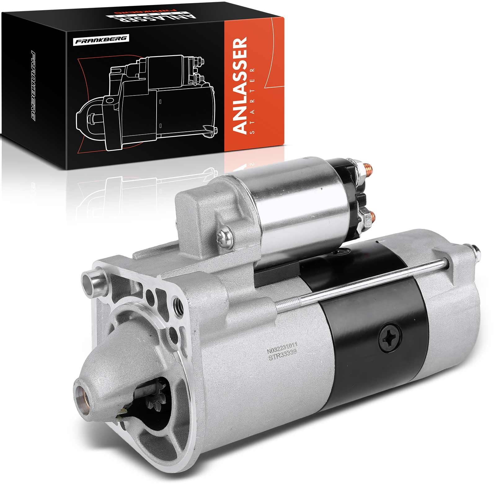 Frankberg Motore di avviamento Auto 2 KW/12 V/10 denti Compatibile con Voyager IV RG RS 2.5 CRD 2000-2008 Replace# M002T88473,4727313AC