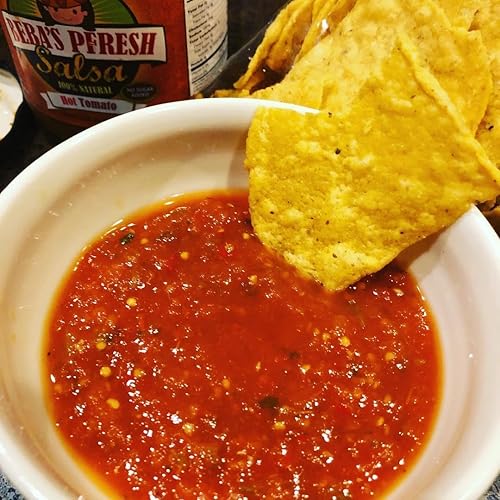 Miniatura 4 de Beba's Pfresh Salsa - Tomate caliente- Auténtica salsa mexicana hecha fresca en Texas, Estados Unidos- Todos los ingredientes locales naturales - Go
