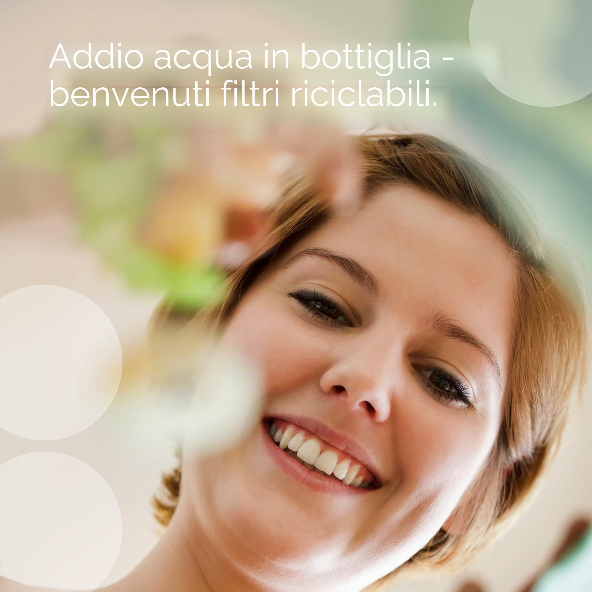 Brita Distributore filtrante per acqua 8, 2 L con filtro, Bianco