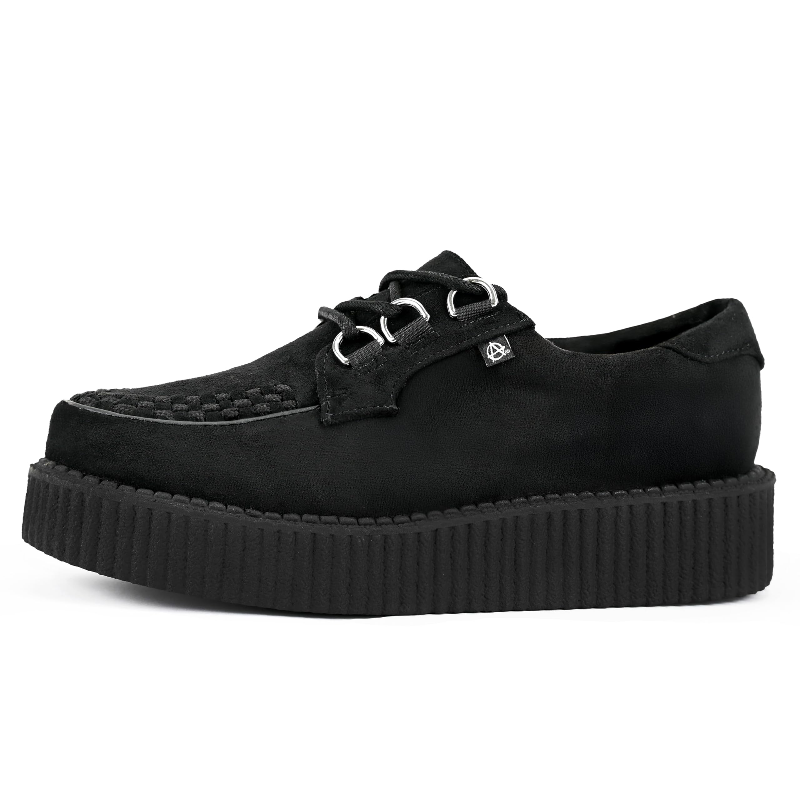 T.U.K. Anarchic Creeper - Scarpe da Uomo e da Donna - Scarpe Punk, Gotiche e Rocker - Scarpe Stringate