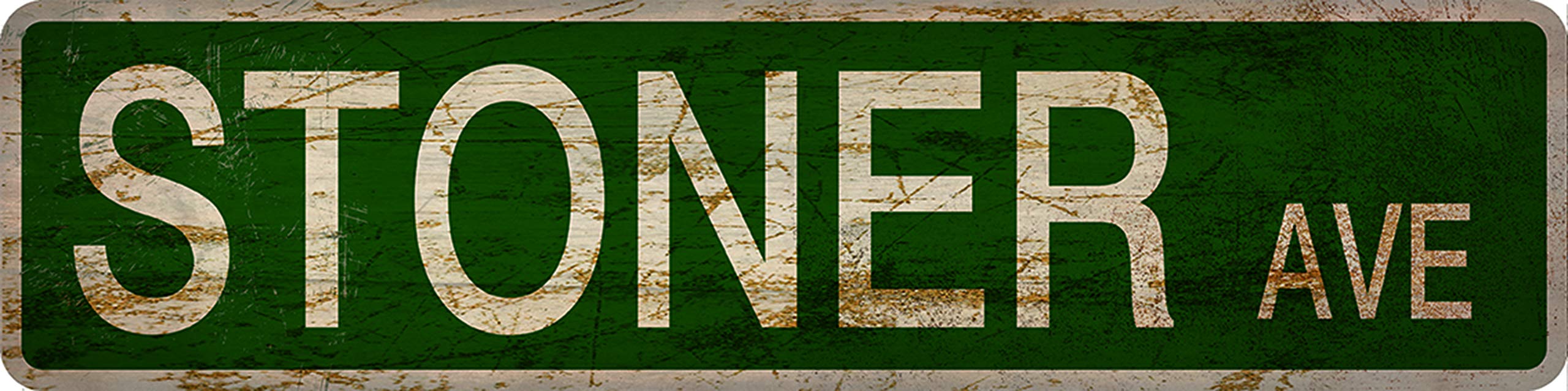 Stoner Avenue Street Sign Vintage Rustic Retro 4x16 Inch Tin Sign Wall Decoration