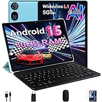 DMOAO Tablet 10 Pollici Android 15 con 30 GB RAM + 2TB ROM Espansione