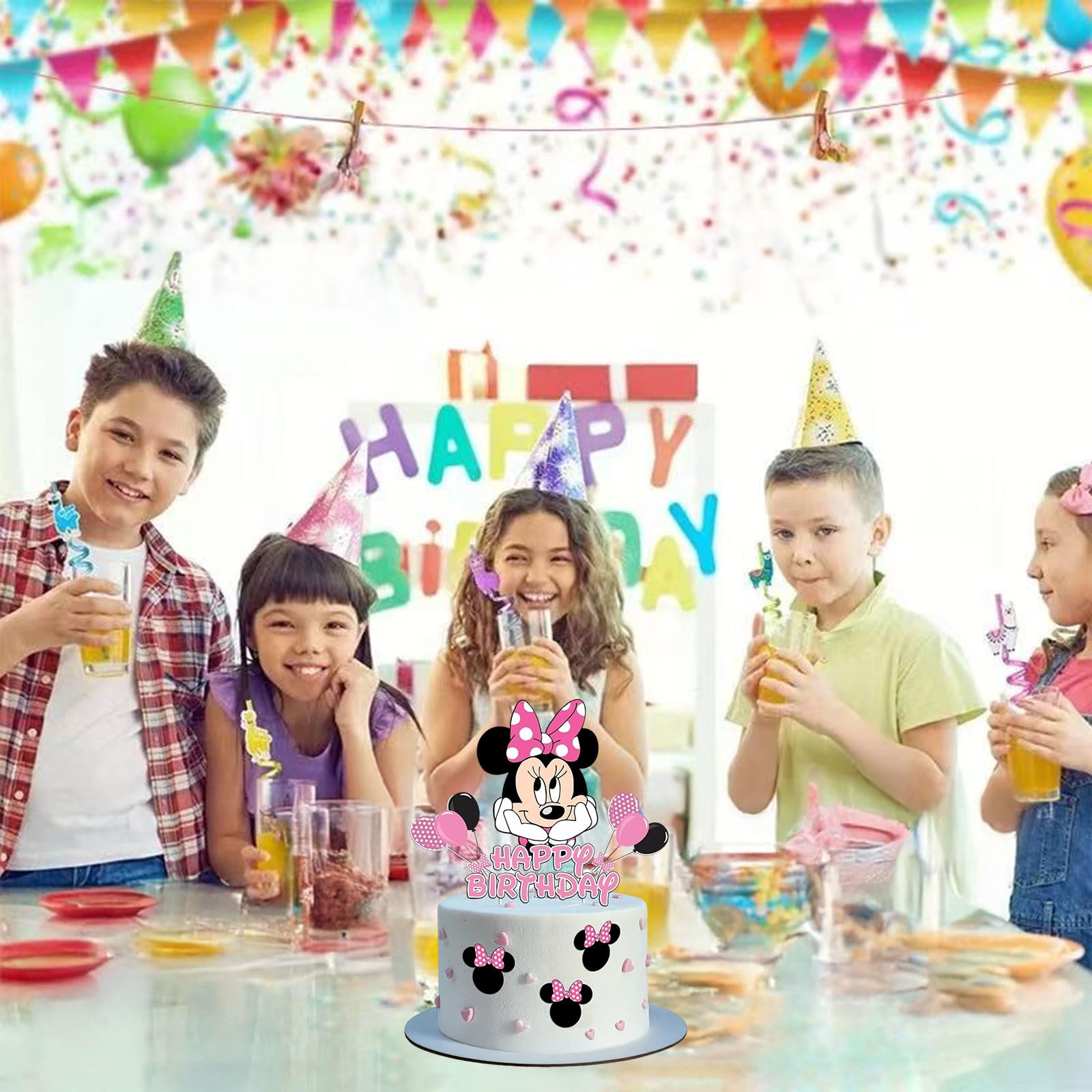 Cute Mouse Birthday Cake Toppers -7