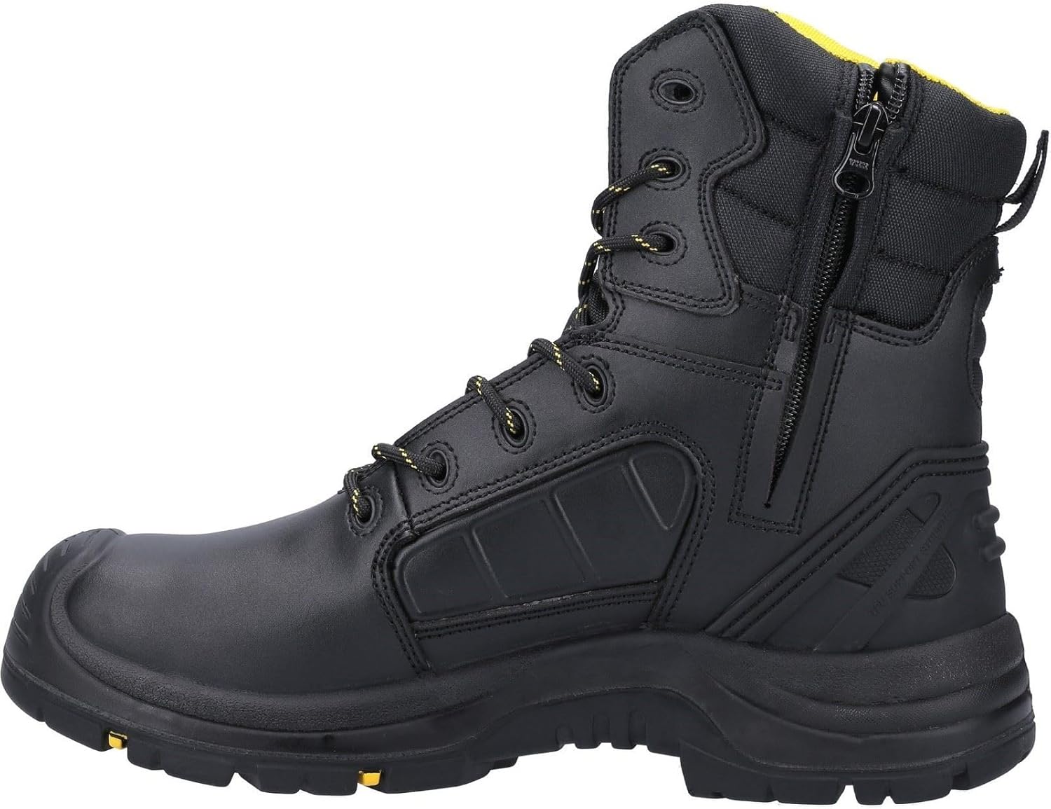 Amblers Safety Mens AS350C Berwyn Hi-Leg Waterproof Metal Free Metatarsal Safety Boot Black Size UK 6 EU 39