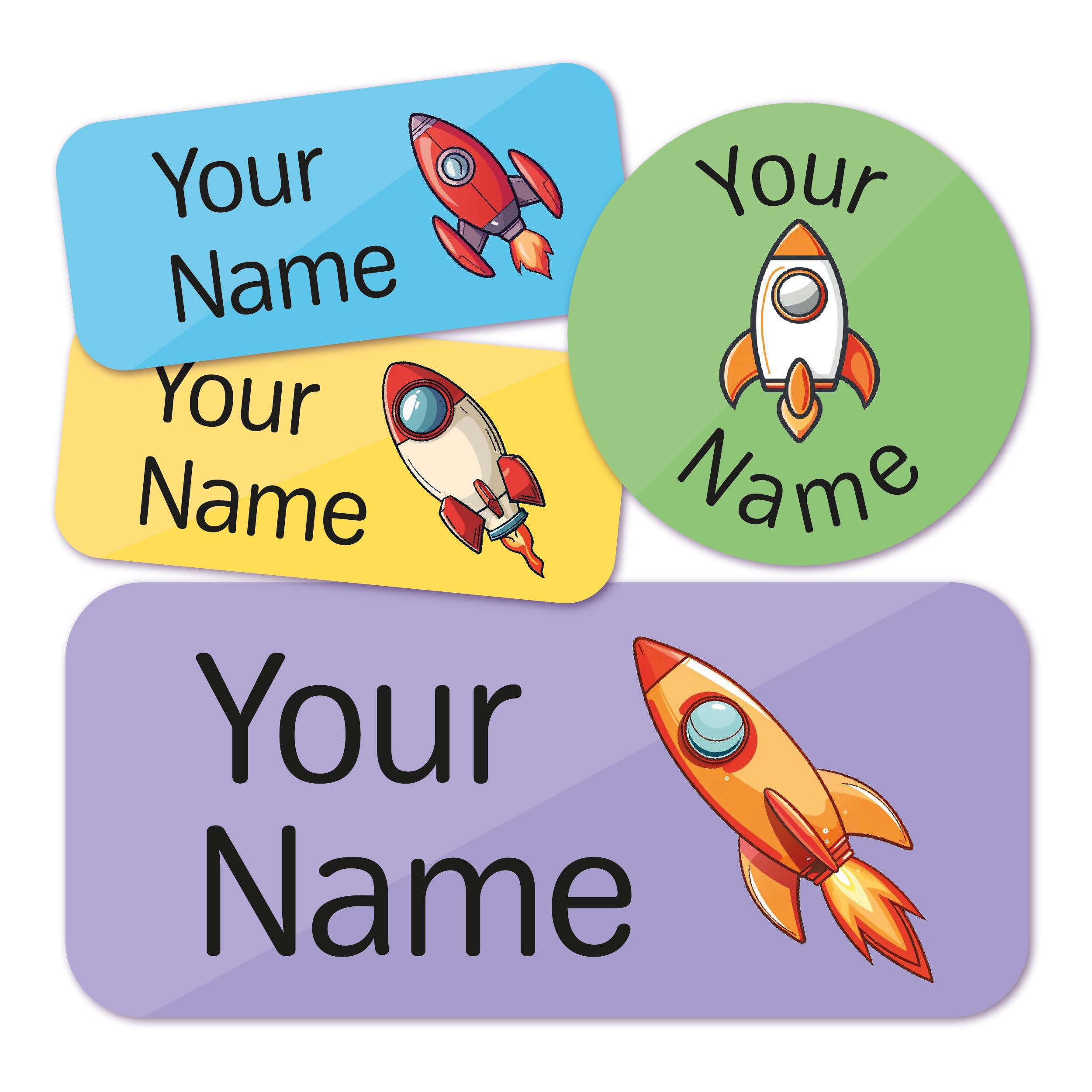 Set of Personalized Stickers Labels - Custom Name Stickers for Daycare and School Suplies - Custom Sticker Waterproof Labels - Label Sticker