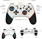 [2024 New Version] Switch Controller, Wireless Pro Controller Switch Lite, Switch Remote Controller Gamepad Joystick, Turbo and Dual Vibration (White) - Game Boy Advance