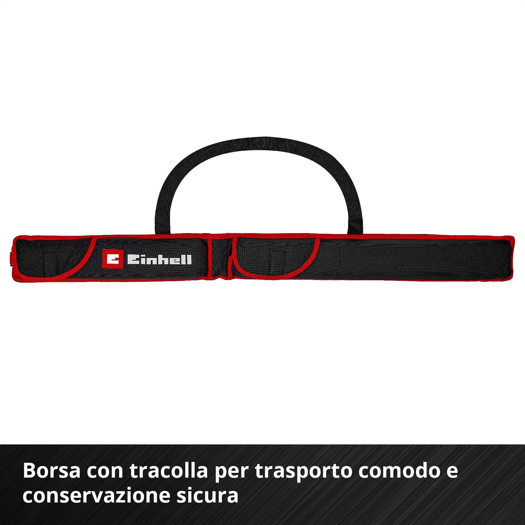 Einhell set di livelle professionali da 3 pezzi, 40/60 / 100 cm | Profilo alluminio | 3 fiale | base magnetica | precisione ±0,5 mm/m | terminali gomma | borsa trasporto incl.
