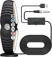 Fronguld 2025 Indoor TV Antenna - Long Range 200+ Mile HD Digital Antenna with Signal Booster for 4K 8K Smart TV Local Channels