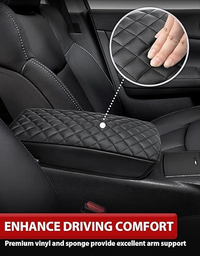 Miniatura 2 de KBH Funda para reposabrazos de consola central para Nissan Maxima 2009-2014 y Altima 2013-2018, cubierta protectora de la tapa de la consola