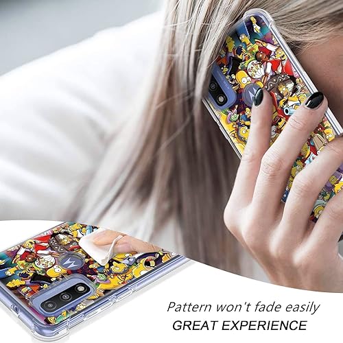 Miniatura 3 de Funda para Motorola Moto G Pure, funda Motorola G Power (2022), a prueba de golpes G Pure parachoques con borde elevado para Motorola G Pure Phone