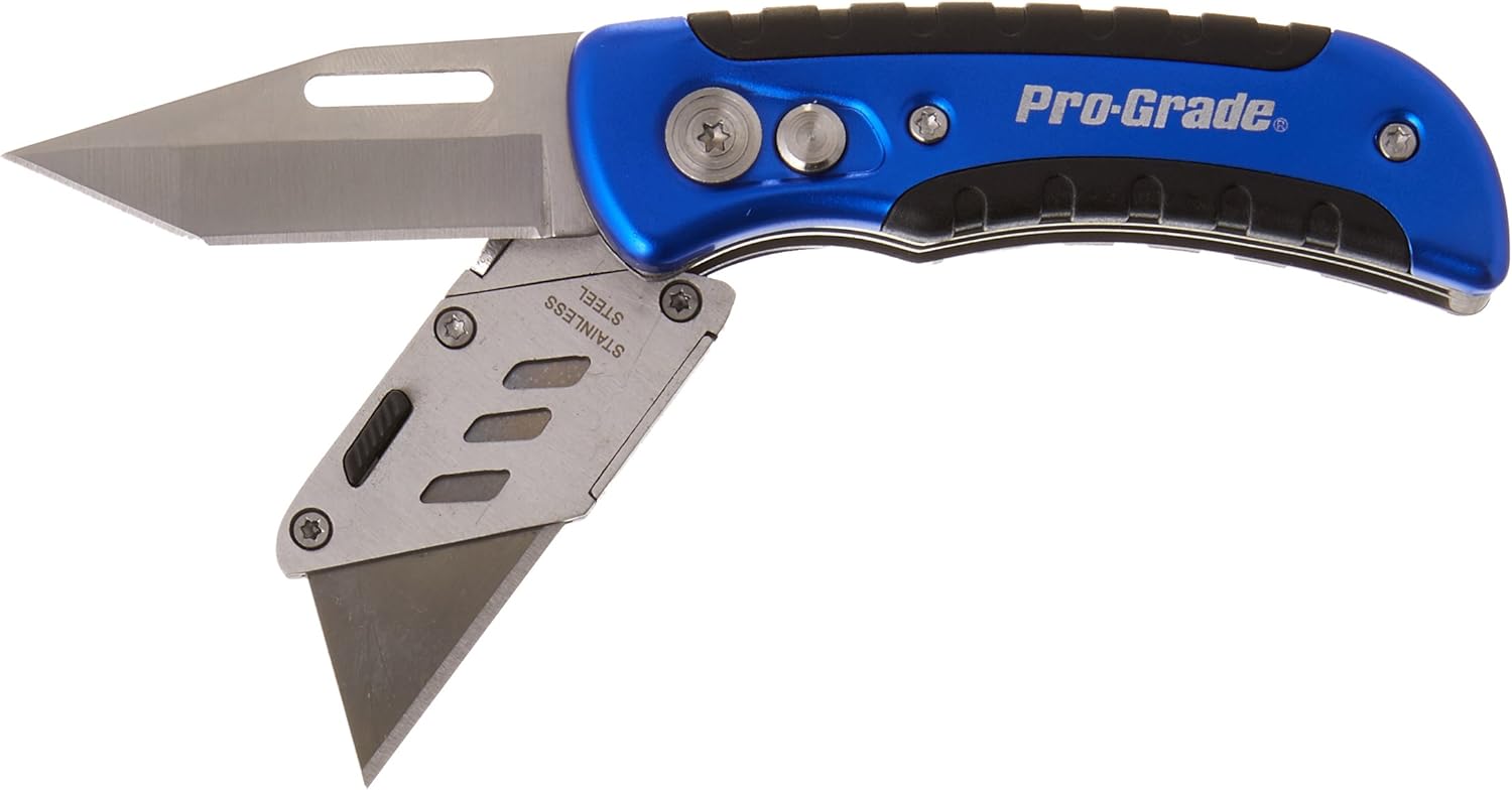 Pro-Grade Tools 2-BLADE FOLDING KNIFE, Multi, One Size, 82021