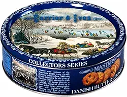 Biscoito Amanteigado em Lata Importado Dinamarquês JACOBSENS "COLLECTORS SERIES " 340g 100% Manteiga - Sem Gordura Vegetal 340g