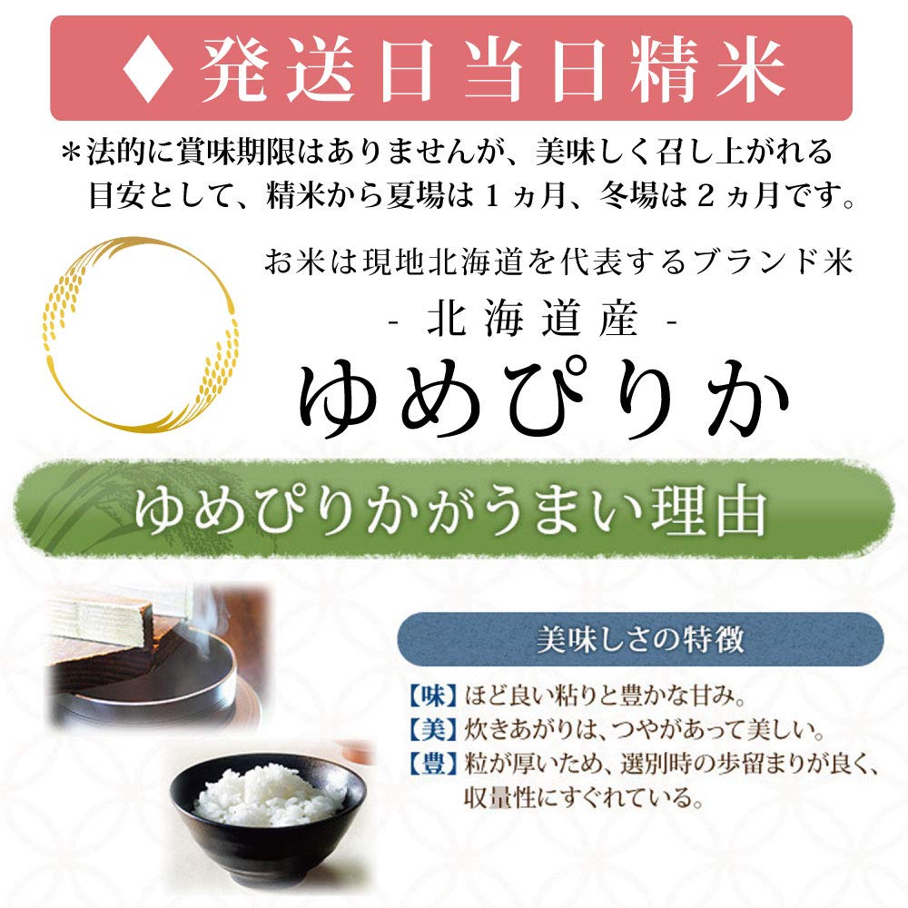 Amazon.co.jp: 引っ越し 挨拶 粗品 お米のプチギフト 北海道産ゆめ