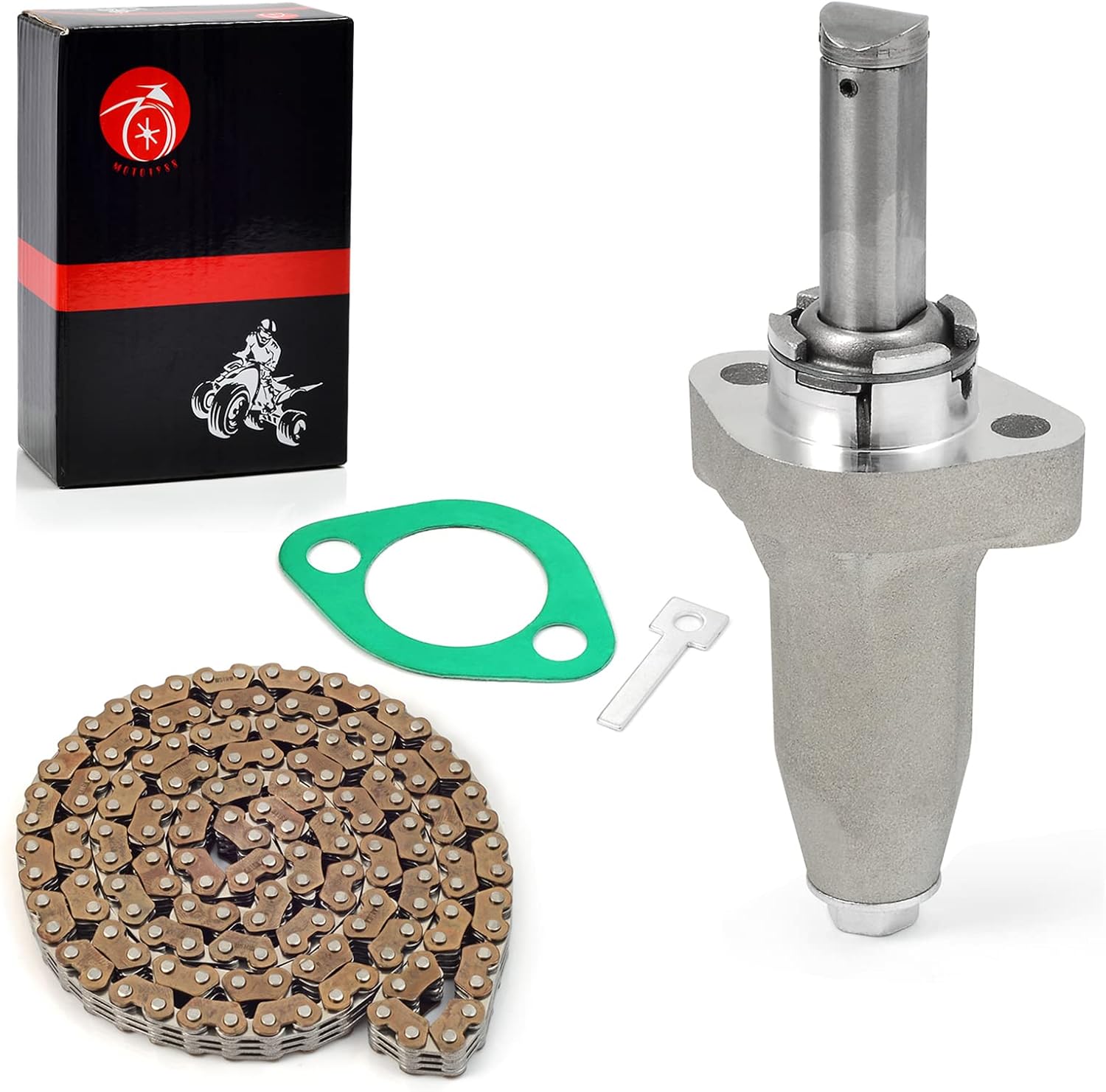 Cam Timing Chain 114L & Lifter Tensioner For Honda TRX450R Sportrax 450 2x4 2004 2005 14520-HP1-671 14401-HP1-671