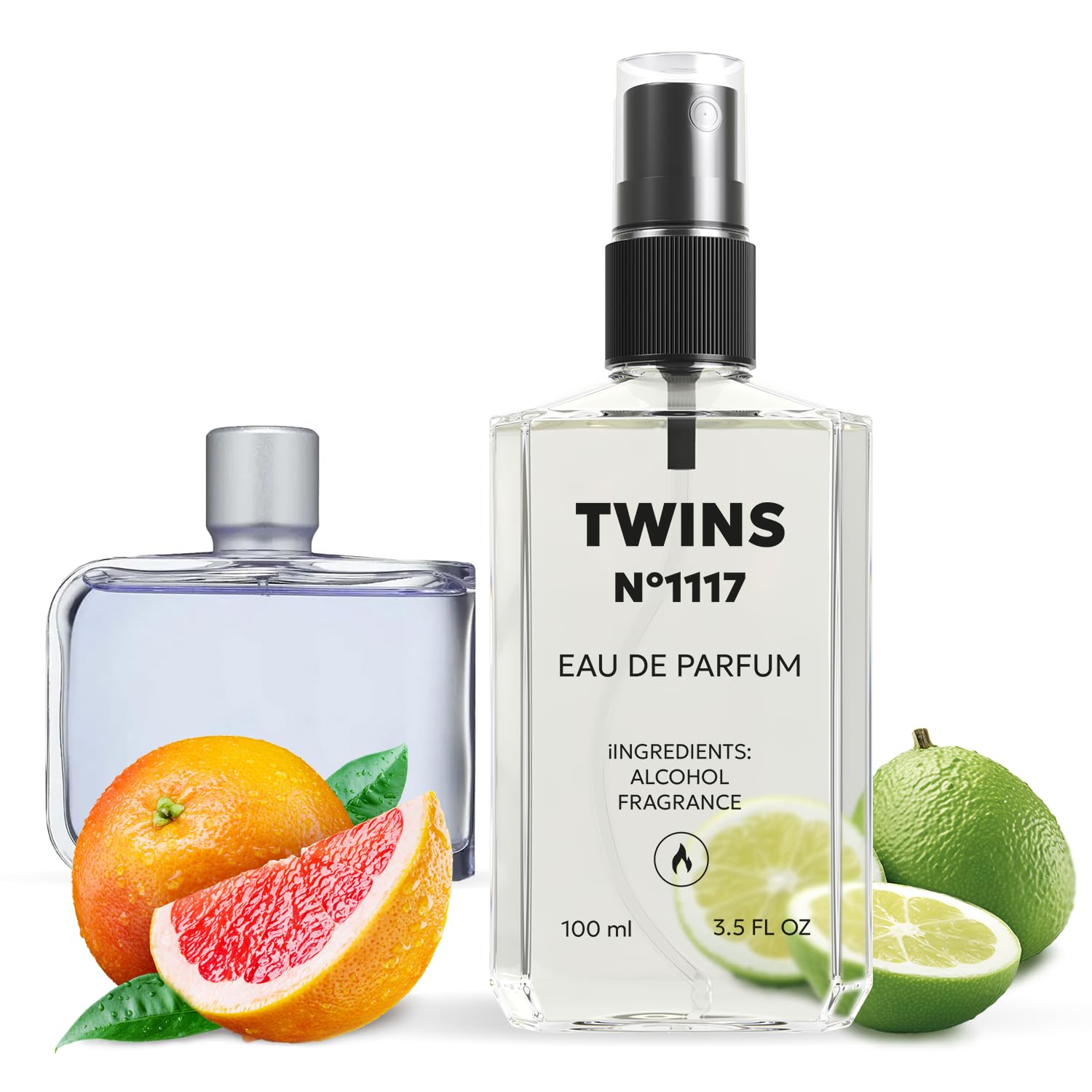 TWINS Impression of Essential Sport | Perfume for Men Eau de Parfum | No.1117 | 3.4 Fl Oz / 100 ml