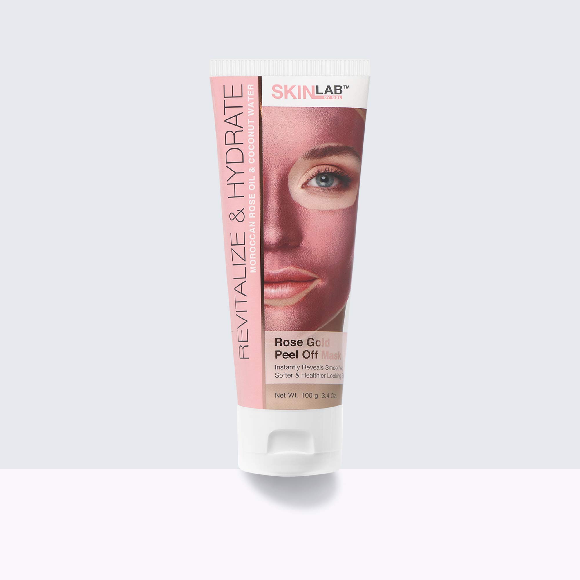 SKIN LAB BY BSL Revitalize & Hydrate Moroccan Rose & Coconut water Rose Gold Peel Off Mask
