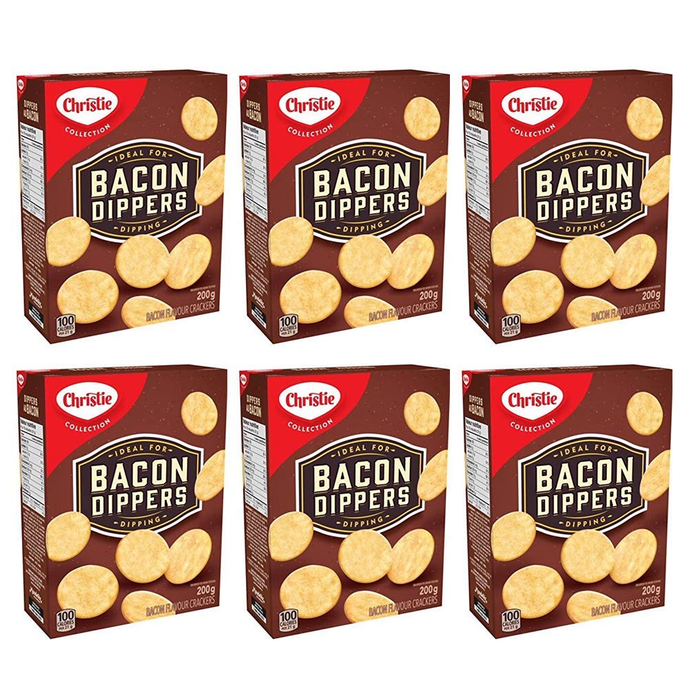 Galletas Christie Bacon Dippers, 200g, Pack de 6