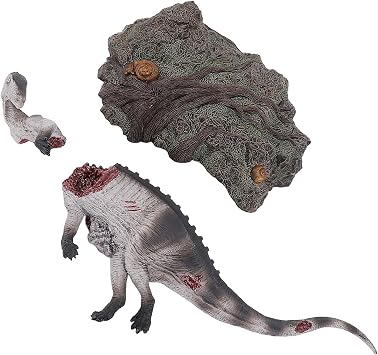 Dinosaur Model Set,Plastic Ancient Animal Figure with Scenic Display Base for Kids Adults Collectors