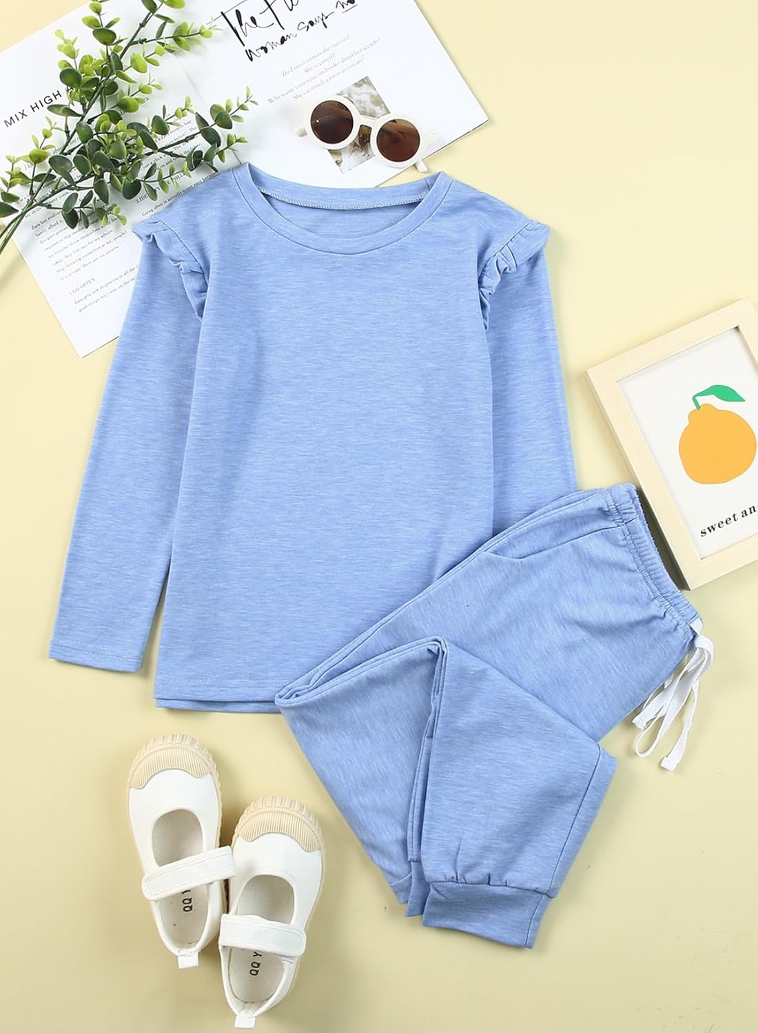 blibean Girls Fall Clothes Sets Fashion Sweatsuit Outfits Size 4-13 Years Old - Image 7