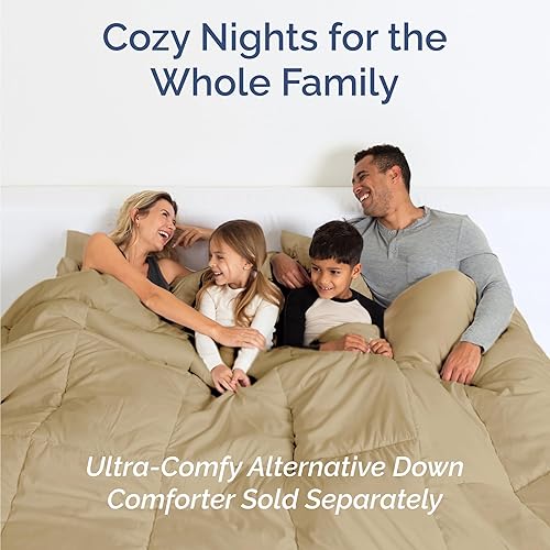 Vista 261 de Juego de sábanas Split King de 7 piezas, sábanas transpirables y refrescantes, sábanas de hotel, bolsillos profundos, ajuste fácil, suaves y sin