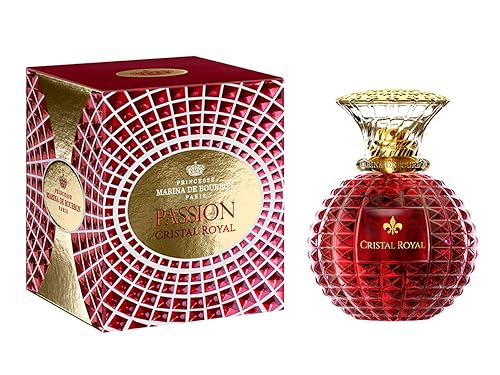 Miniatura 2 de Princesse Marina de Bourbon Cristal Royal Passion Eau de Parfum para mujer, se abre con pera, grosella negra y bergamota, mezclado con jazmín