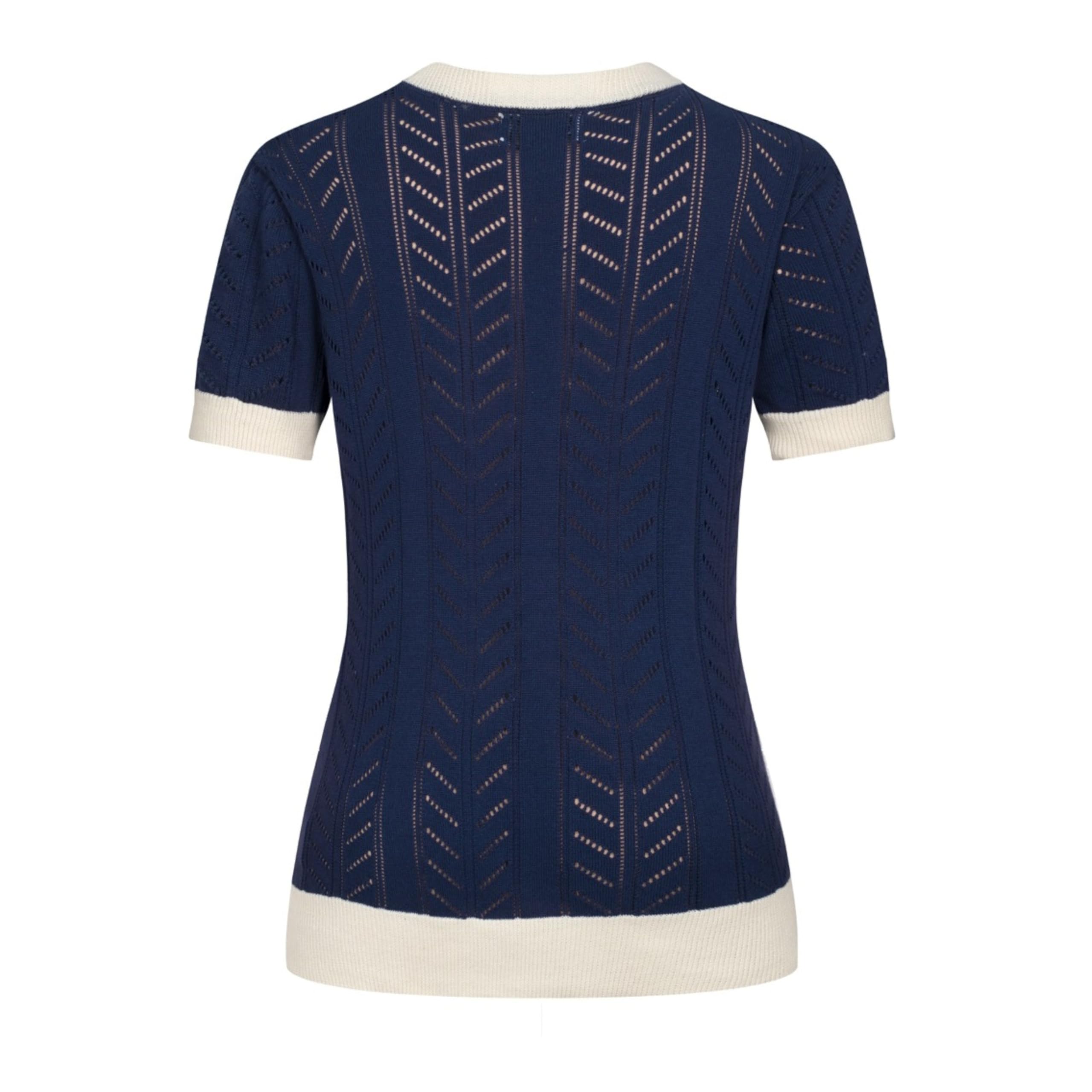 OXKNIT - Camisetas de manga corta para mujer, de algodón, clásicas, retro, jacquard, ajuste flexible, para verano, informal, para uso diario, excursiones por la ciudad