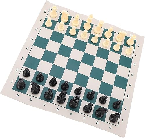 Miniatura 4 de Generic PVC Portable Chess Travel Portable Folding Chess Sets for Indooroutdoor Play Relaxation