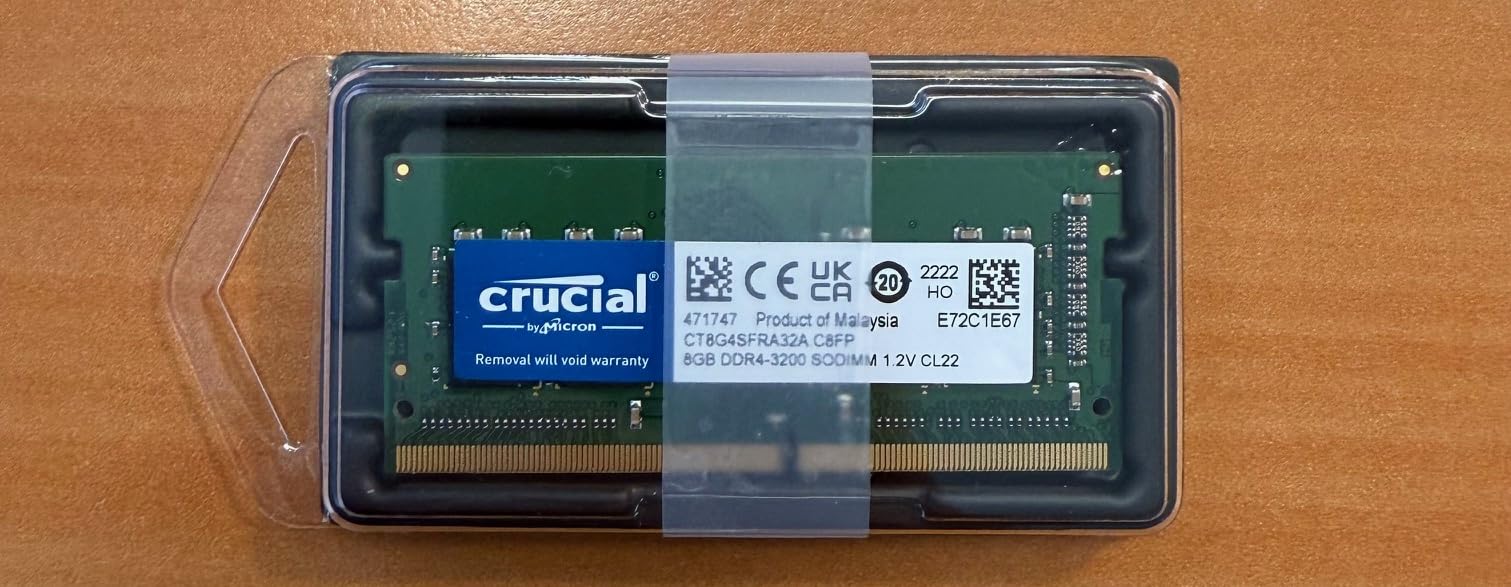 Crucial 8GB DDR4 3200MHz SO-DIMM Notebook RAM – CT2K8G4SFRA32A