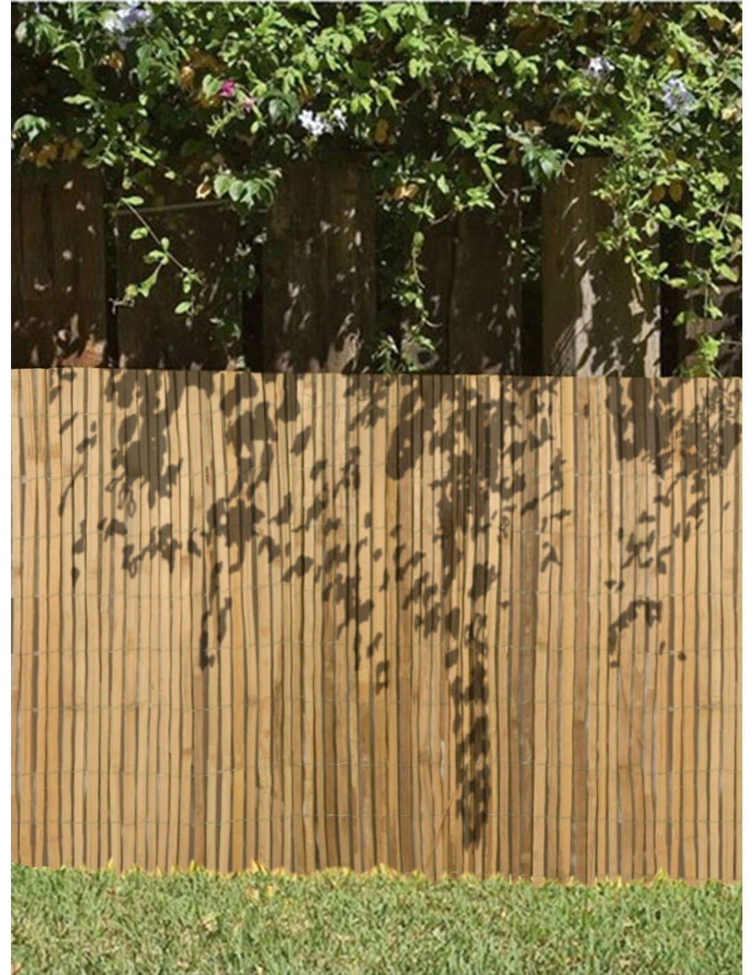 JARDIN202 - Cerramiento de Caña Partida de Importación – 95% Ocultación para Jardín y Terraza, Fácil Instalación, Medidas Disponibles 1x5m, | Rollo: 1'50 x 5 metros -