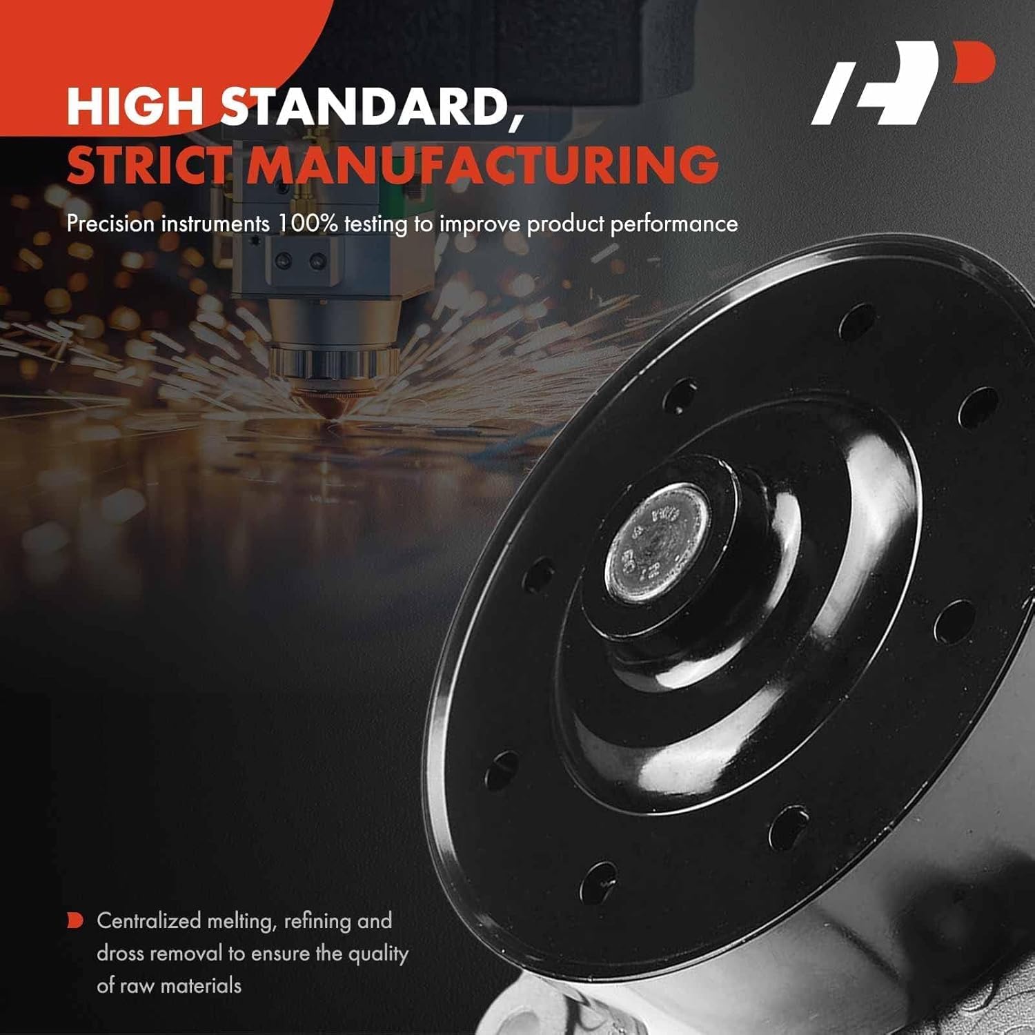 A-Premium Engine Water Pump with Gasket Compatible with Pontiac Vibe 2009-2010 & Scion xD 2008-2014 & Toyota Corolla 2009-2019 Matrix 2009-2014 L4 1.8L