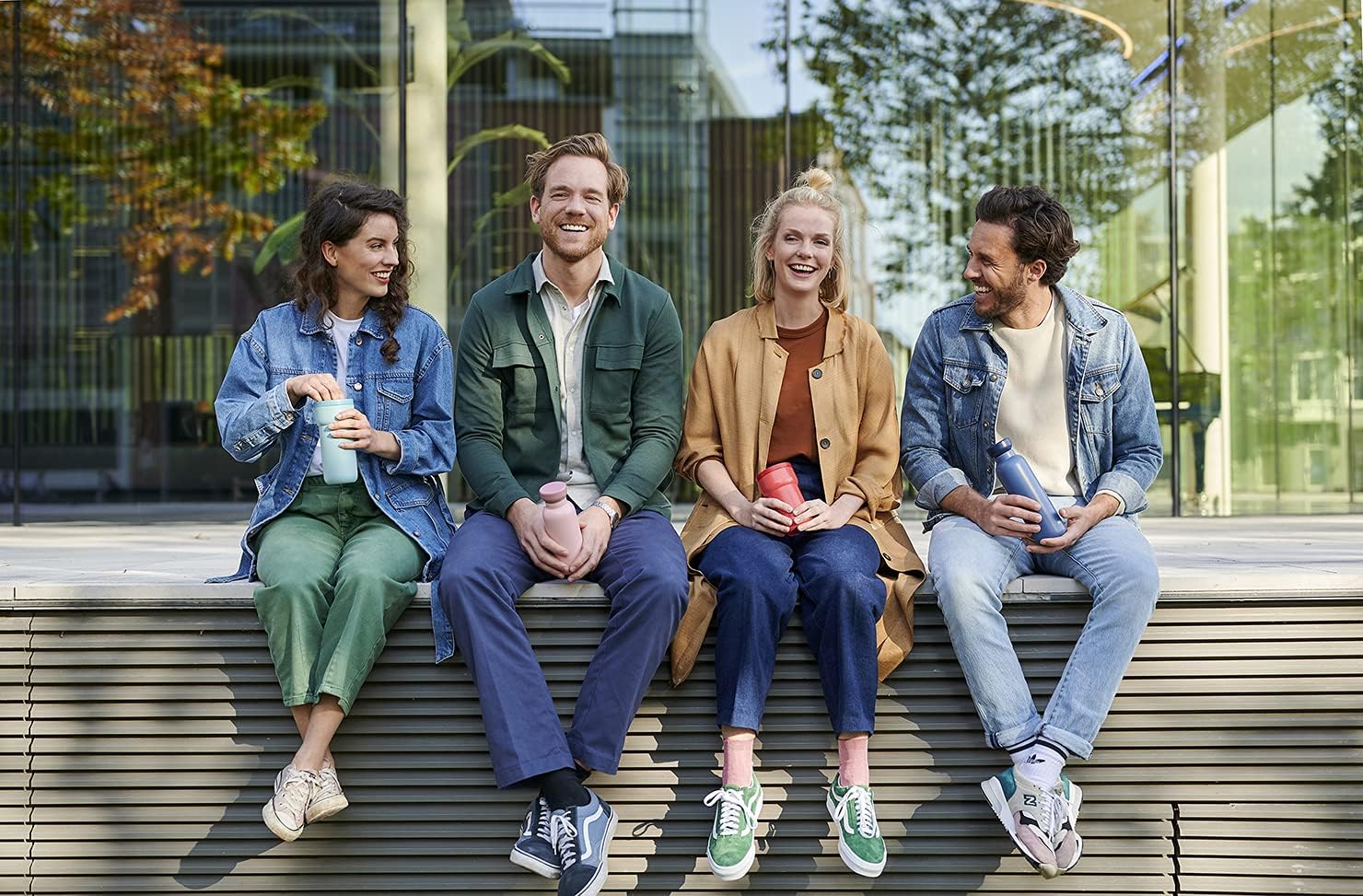 Mepal – Insulated Bottle Ellipse – Double Walled Insulated Bottle – Drinking Bottle On The Go – 9 Hours Hot & 12 Hours Cold – Stainless Steel - 350 ml – Nordic Green