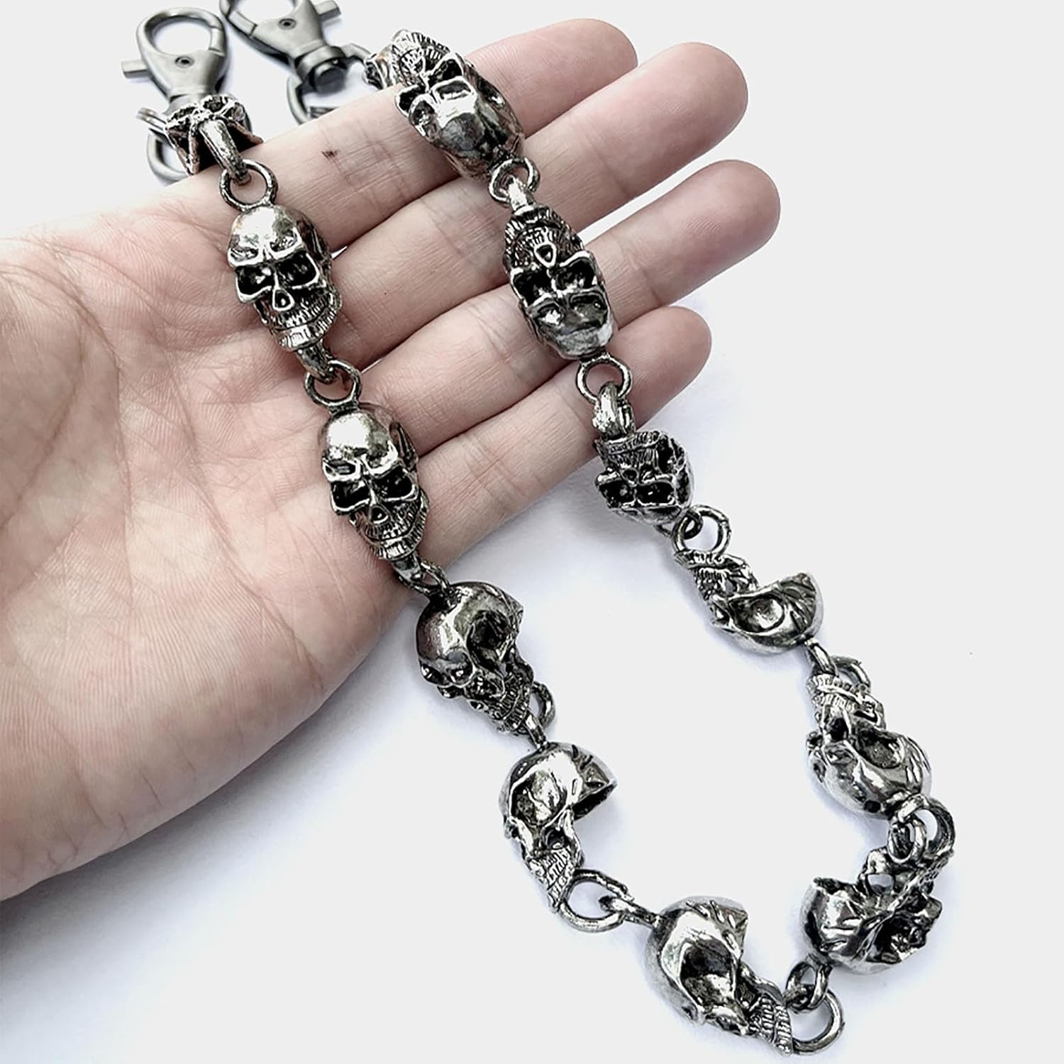 Skull Pocket Chain, Trouser Chains for Men, skull head chain for pants, mens pants chain Accessories