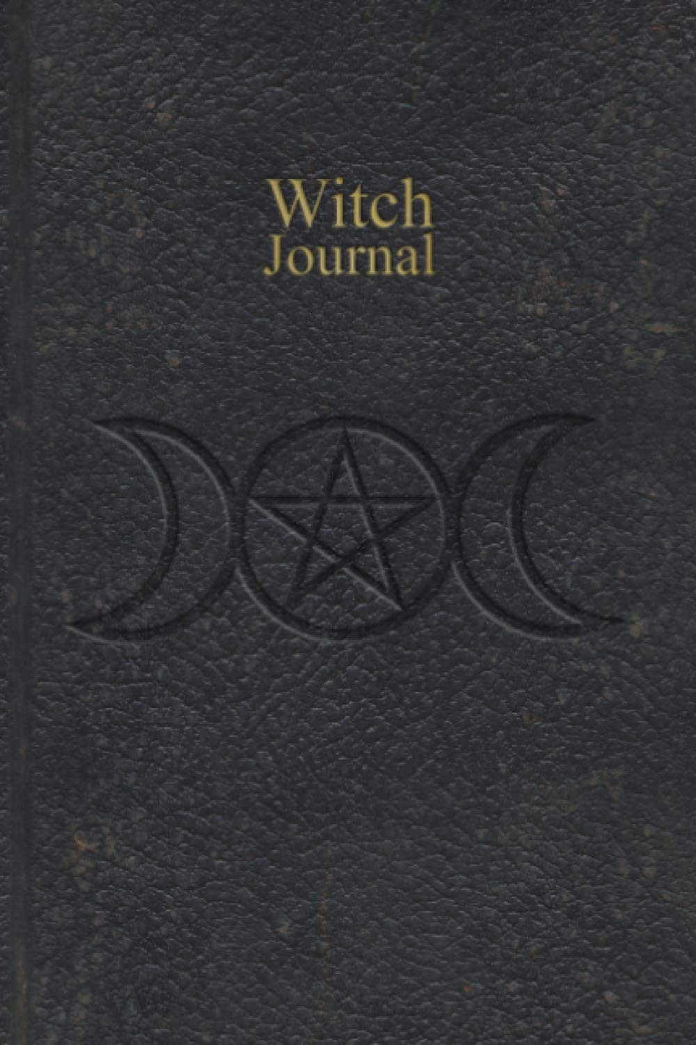 Witch Journal: Wicca Gift, Lined Notebook 200 Pages 6 x 9 (Black Leather No.4)