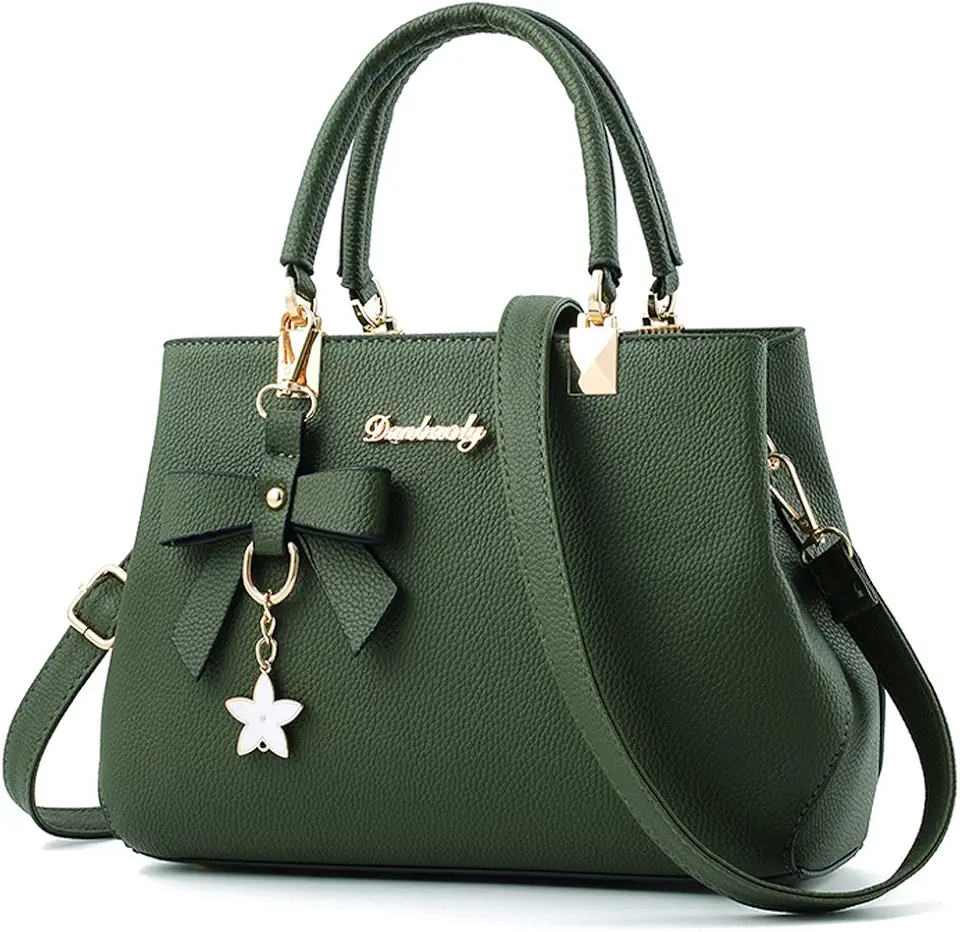 Dreubea Green Handbag Shoulder Crossbody