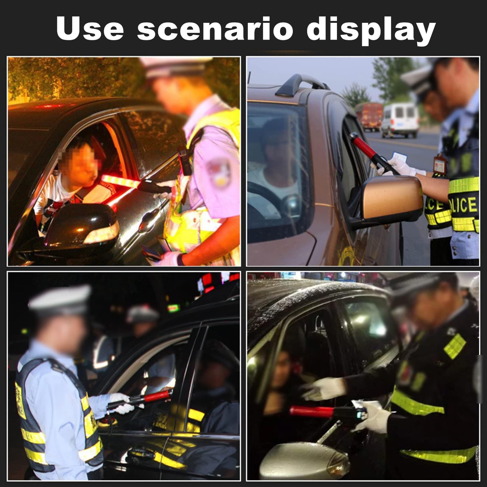 Etilometro, Etilometro Digitale della Polizia per Guida in Stato di ebbrezza, Test Rapido dell'Alcol Test, Adatto Ovunque, Fischio, Spia(A)