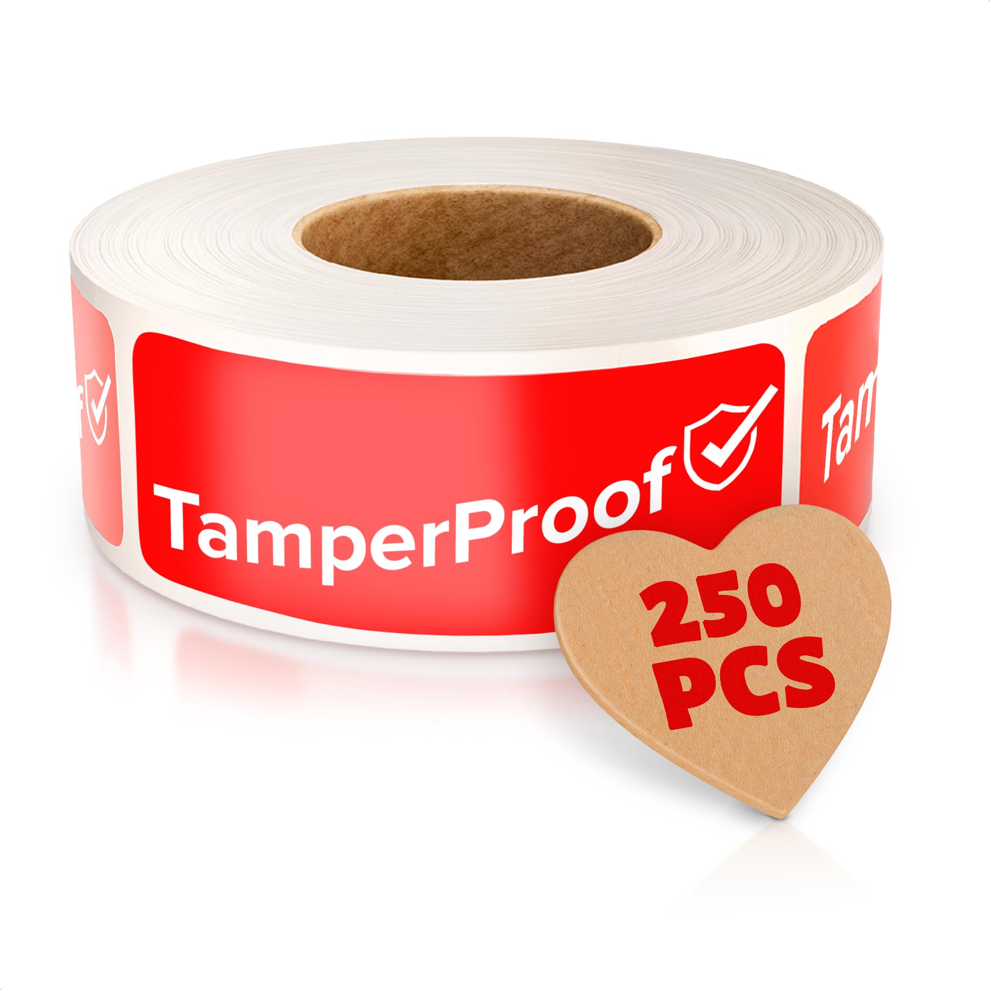 250-Pack Tamper Proof Stickers 1x3 – Durable Labels with Strong Adhesive for Secure Package Protection, Easy-to-Apply Tamper Evident Seals for Boxes, Containers, Envelopes & Documents