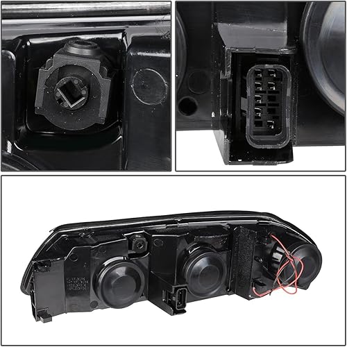 Miniatura 7 de Auto Dynasty Par de lámparas LED DRL de esquina transparente para faros delanteros compatibles con Chevy Impala 8 generación 00-05