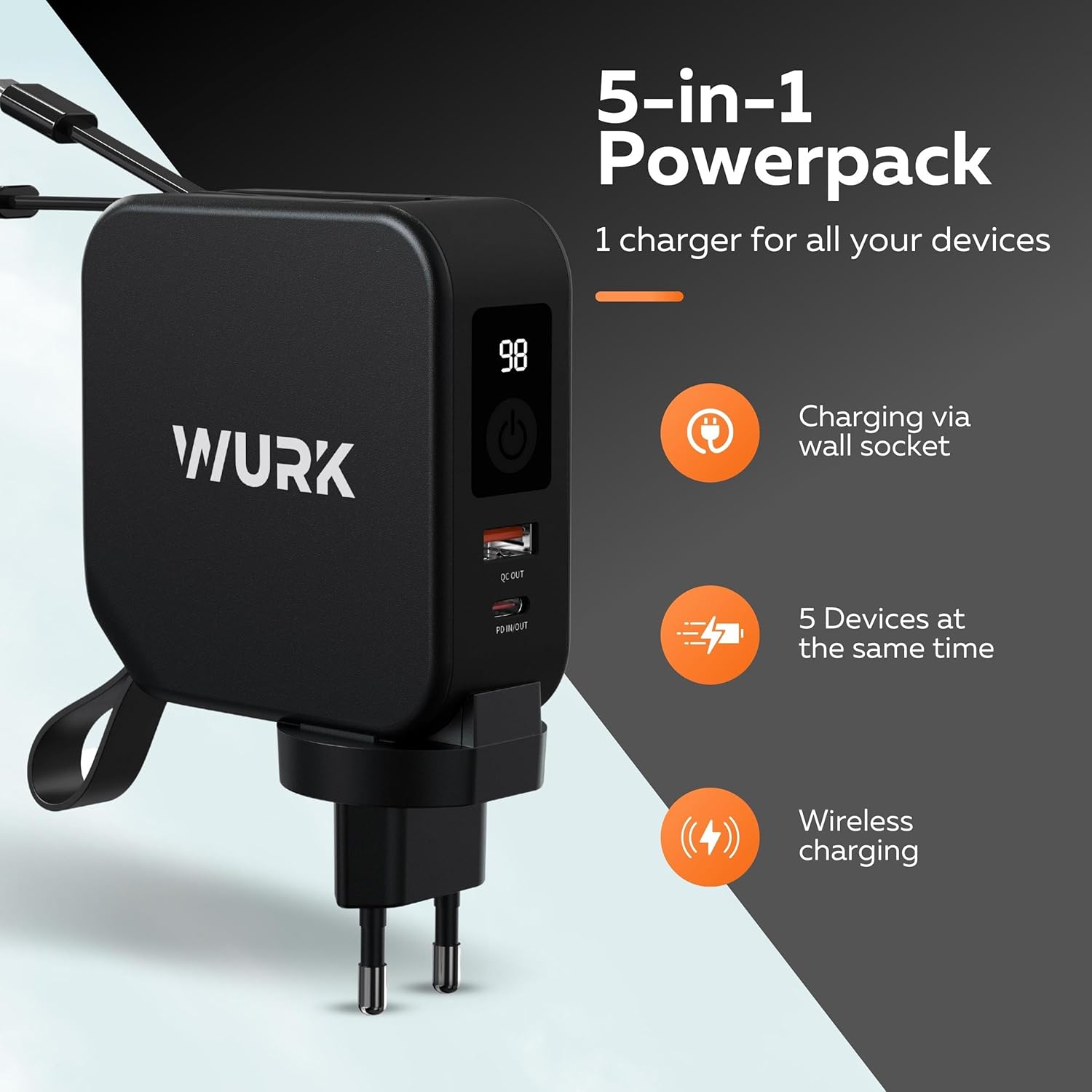 WURK PowerPack počas používania