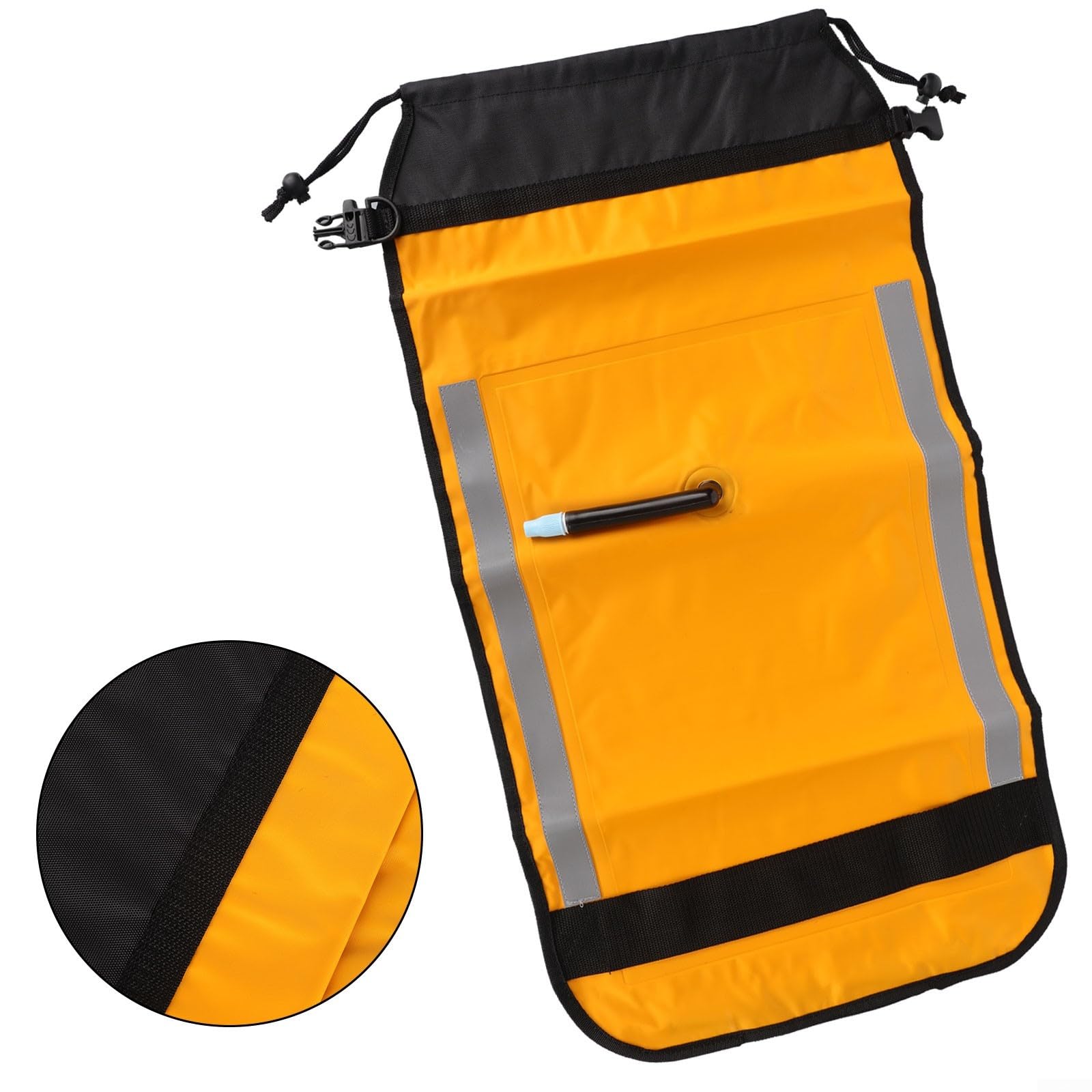 Self Rescue Paddle Float Bag für Kajak Kanu Boot mit aufblasbarem Design und Schnellverschluss-Schnallenverschluss
