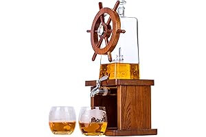 Jillmo Whiskey Decanter Sets for Men, 1250ml Liquor Decanter Gifts for Men...