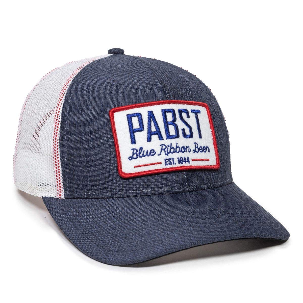 Outdoor Cap BEER-026 Pabst Blue Ribbon Navy/White, One Size Fits All