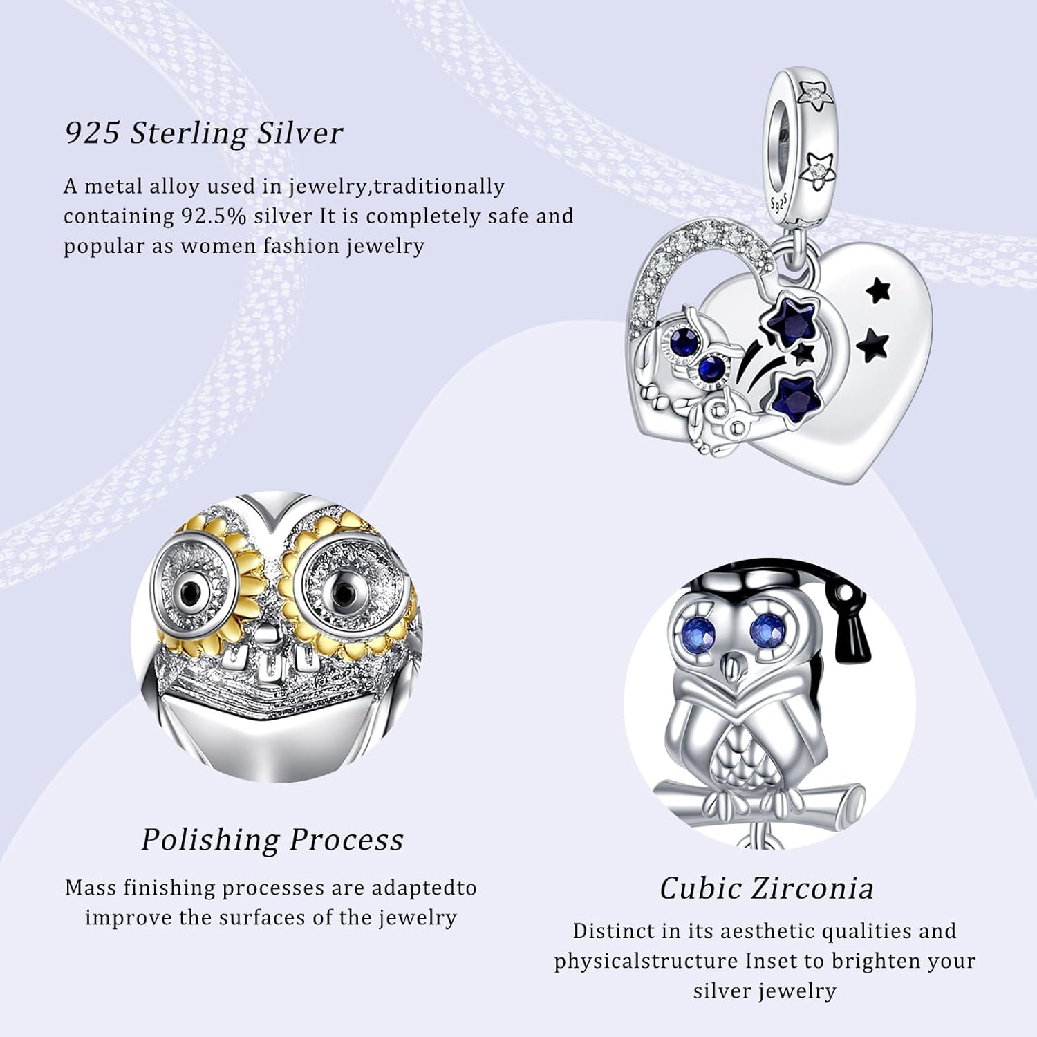 2026 Graduation 925 Sterling Silver Charms Dangles for Bracelets and Necklace Jewelry Gift for Women Girls Family and Friends - Image 2