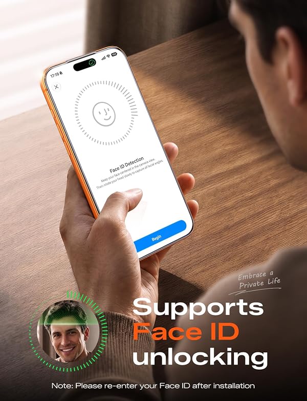 MAGIC JOHN Upgraded 2 Pack for iPhone 17 Pro Privacy Screen Protector by MAGIC JOHN - Used condition - Image 7